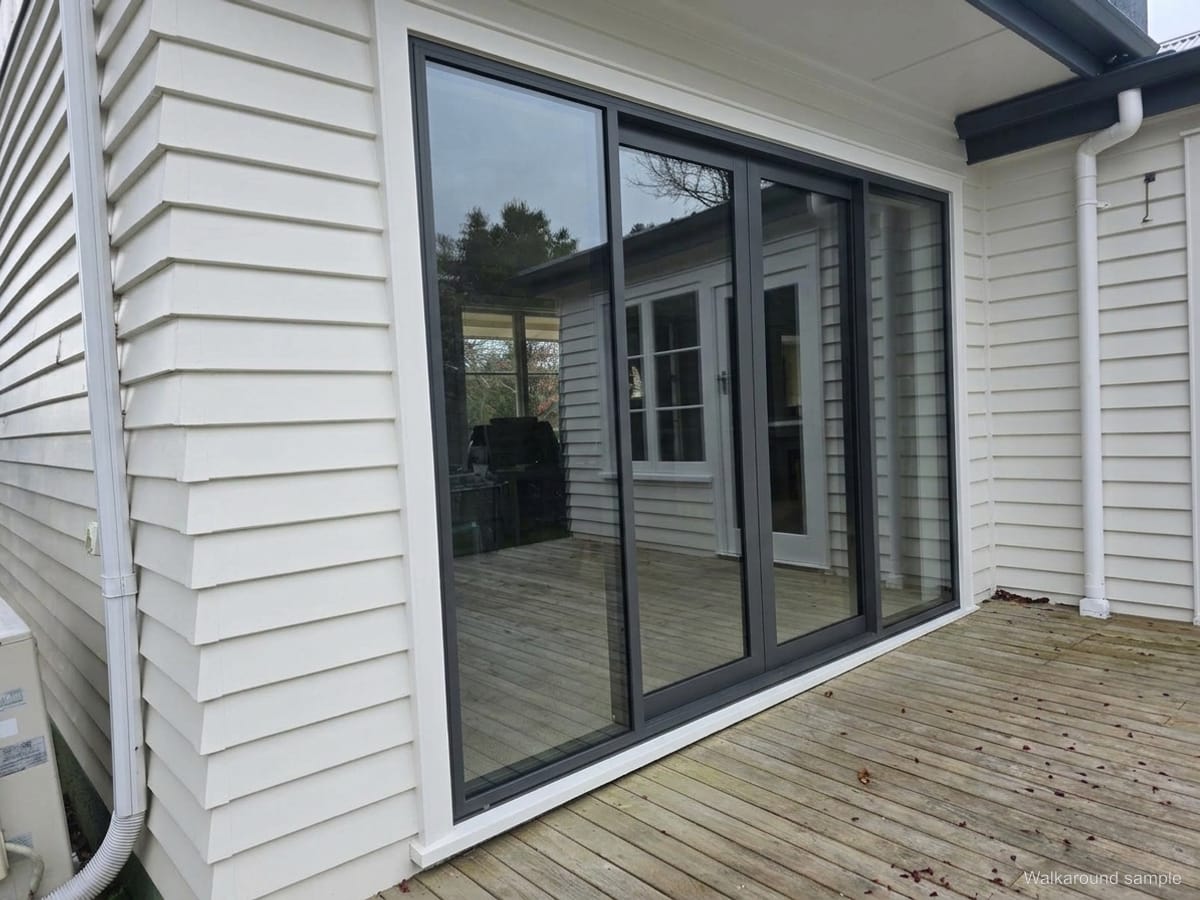 Lounge doors, with new joinery